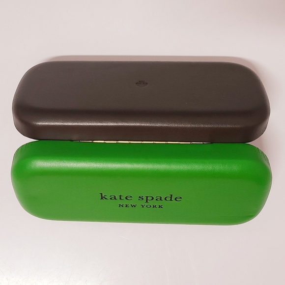 KATE SPADE Green & Black Hard Shell Eyeglass Sunnies Case - Picture 7 of 13